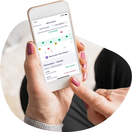 Vitadio schult die Patienten in der Verwendung der App - Vitadio